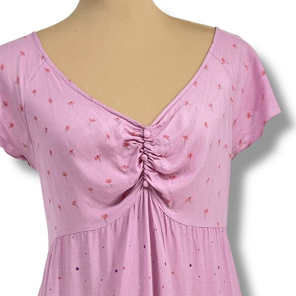 Baby Doll Y2K Style Ruffled Midi Dress by DREAM OUT LOUD L Kitschy Festival - Picture 2 of 6